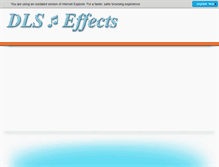 Tablet Screenshot of dlseffects.com